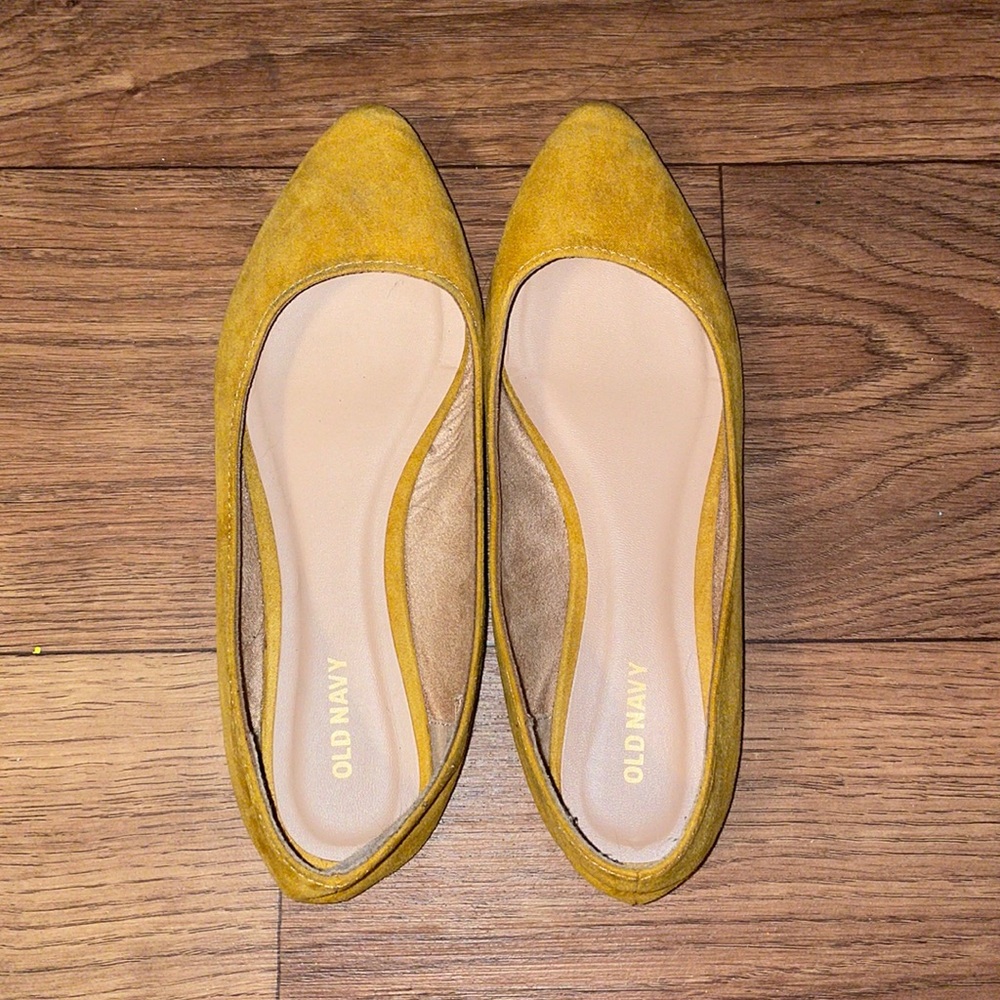 Yellow Old Navy Waterproof  slip on shoes